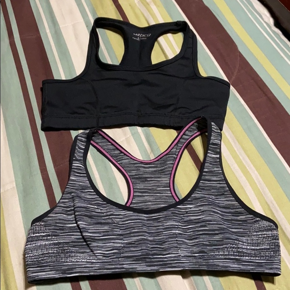 Girls Sports Bras. EUC